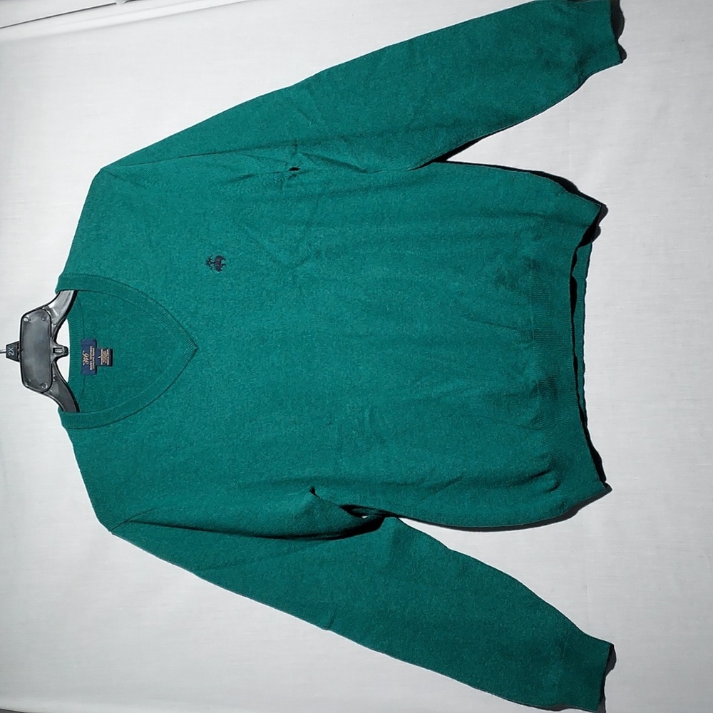 Brooks Brothers wool blend‎ men's v-neck sweater size large